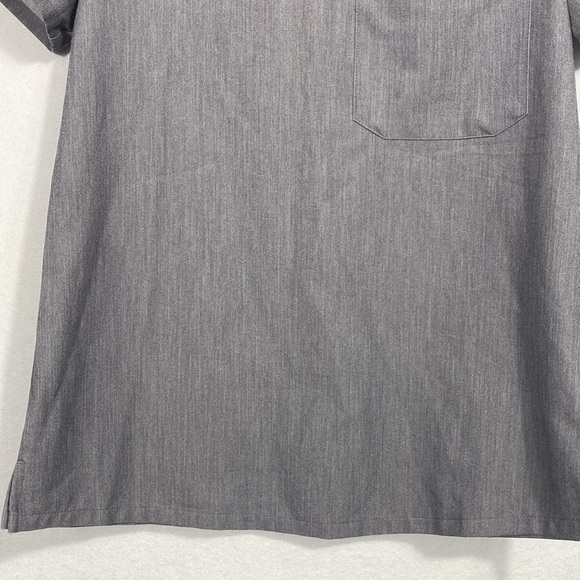 Figs Catarina One Pocket Charcoal V-Neck Tee size XS - Picture 7 of 11